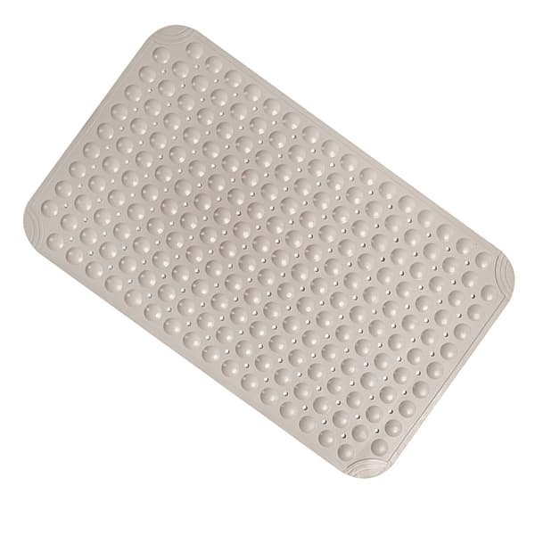 Halkskyddsmatta för badrum, texturerad TPE-badrumsmatta Khaki B Khaki
