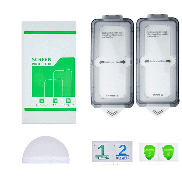 High Definition skärmskydd i härdat glas 2-pack Huawei Mate 60