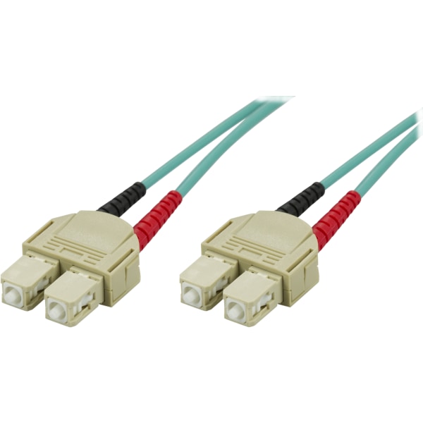 OM3 Fiber cable, SC - SC, duplex, multimode, 50/125, 15m