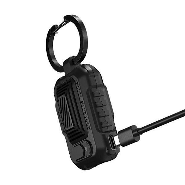 Bärbar myggavvisande Flextail Light Repel (svart)