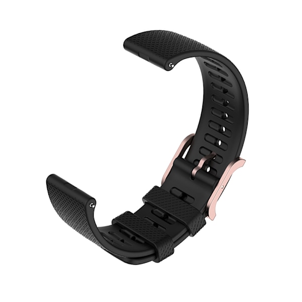 Silikoninen kellonranneke POLAR Pacer/Ignite/Vantage M2 -kellolle Musta 22 mm