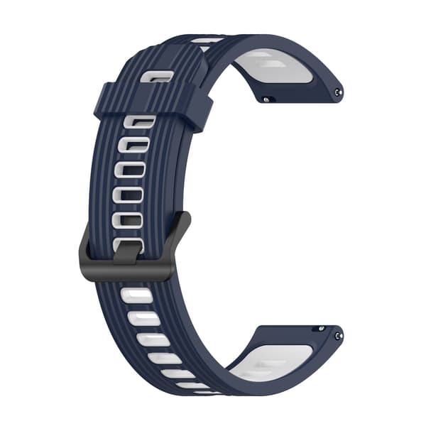 Stilfuld silikonerem til GT Runner White+Blue White+Blue