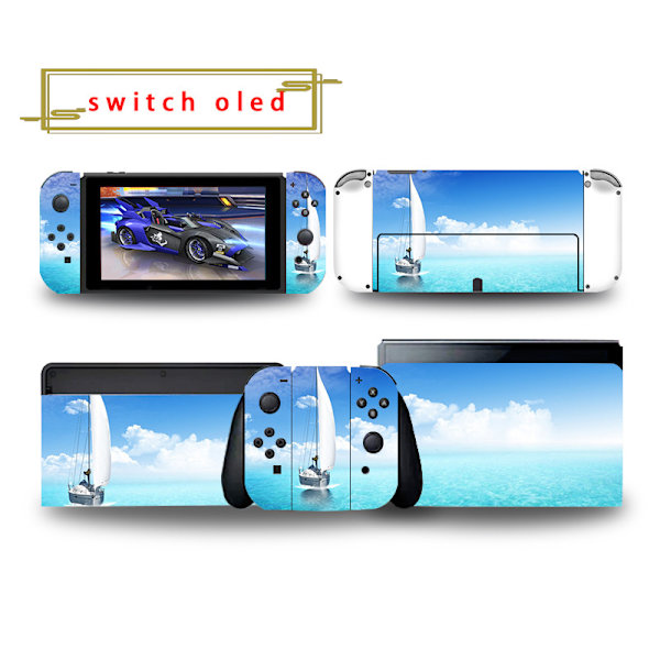 Nintendo Switch OLED-skin Blå