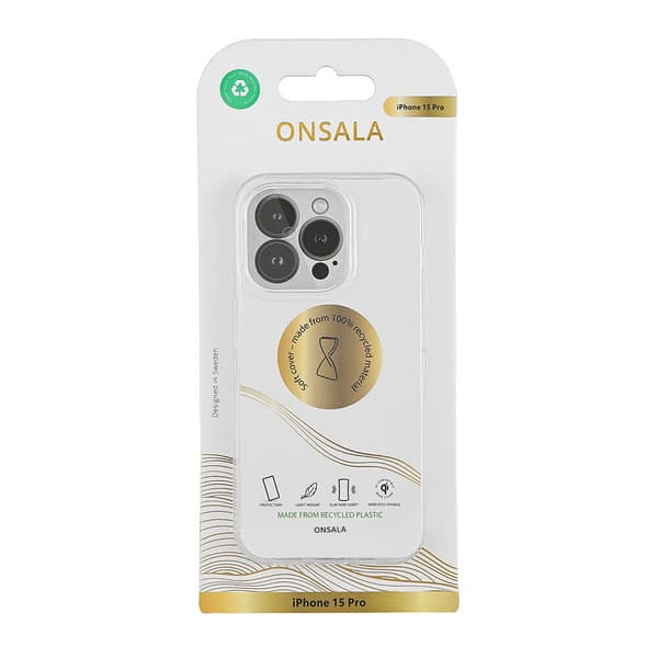 Mobilskal Återvunnen TPU Transparent - iPhone 15 Pro