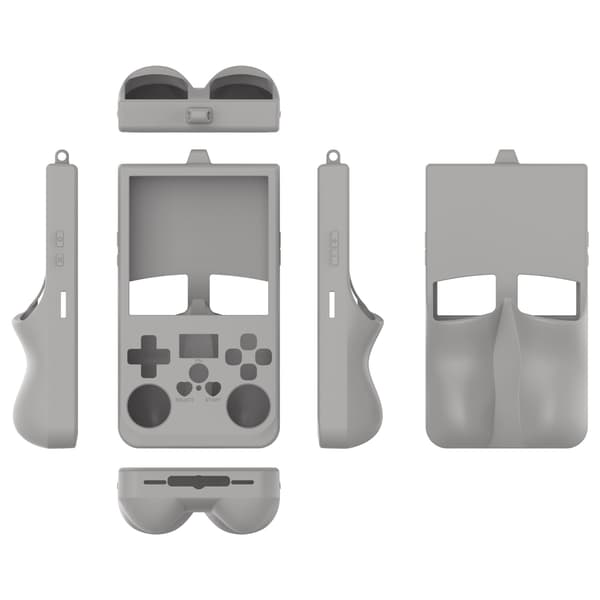 R36 Max Silikonfodral: Ultimat skydd för din konsol Grey Grey