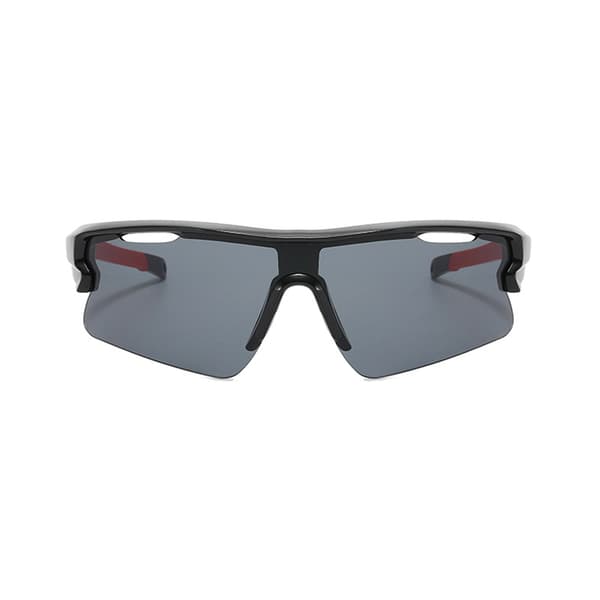 Snygga ram solglasögon med lins - UV400-skydd Black+Grey Black+Grey