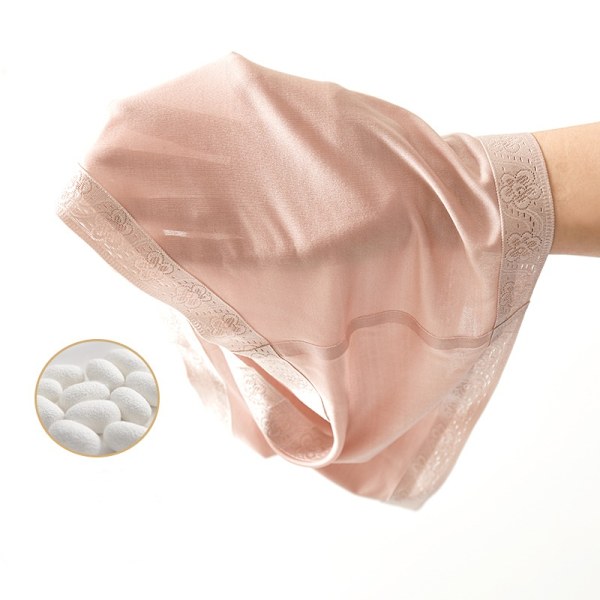 Saumattomat silkkihousut Musta XL