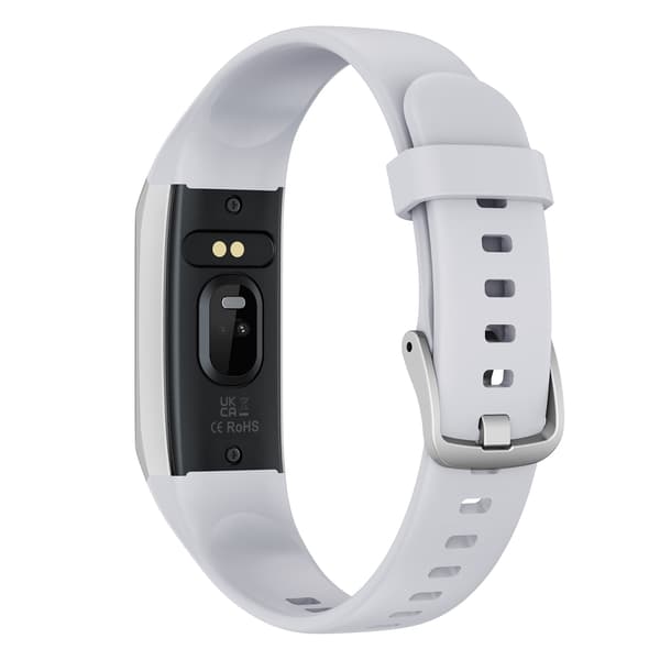 Smal och Stilren Smartwatch med Hälsoövervakning och Anpassning Silver Silver