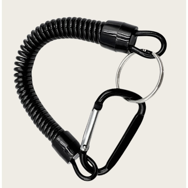 Anti-Lost fiskespö lanyard med infällbar spole