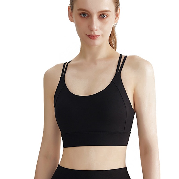 Crisscross Back Yoga Sports BH Sort M