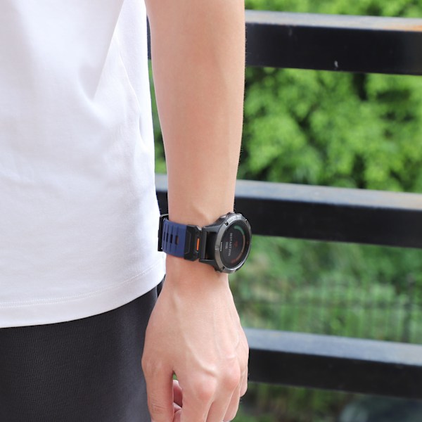 26 mm Klockarmband för Garmin Fenix 3/5/5X/6X/7X Blå