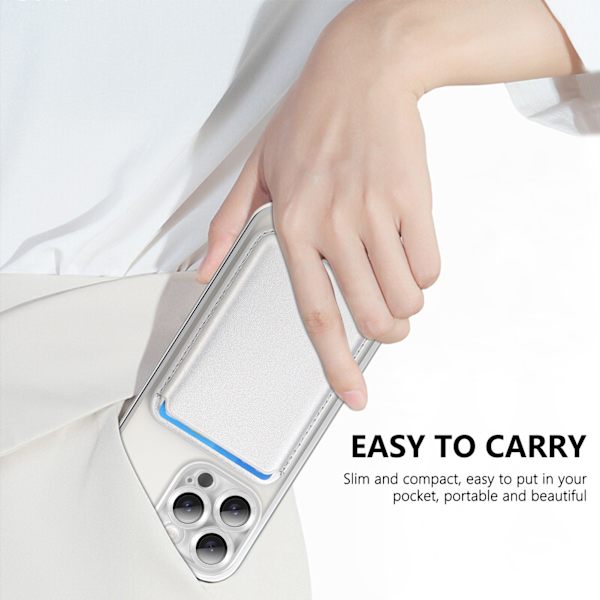 Sølv Magnetisk Etui Sæt Kompatibelt med iPhone 17 Air - PC Materiale