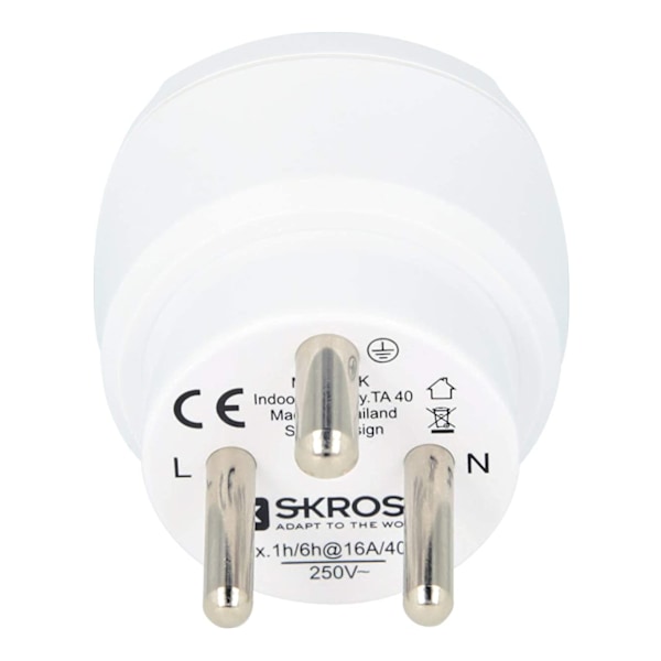 Country Adapter Europe to Denmark