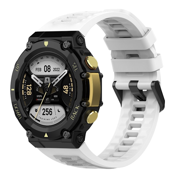Silikonarmband för Amazfit T-Rex 2 Vit
