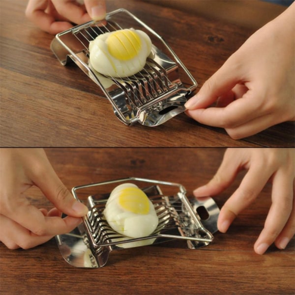 Äggdelare för kokta ägg Rostfritt stål