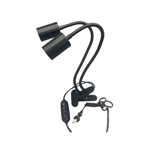 Dobbelt varmelampe til terrarium / UVA lampe til krybdyr