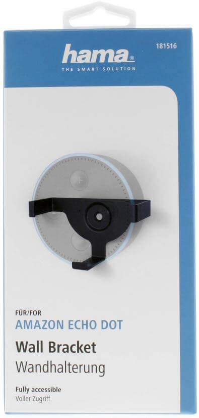 HAMA-seinäkiinnike Amazon Echo Dot (2. sukupolvi) musta