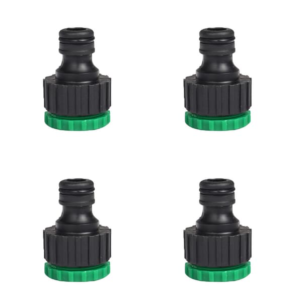 4-pakkes slangetilslutning - 4/6 punkters standard samling af plast