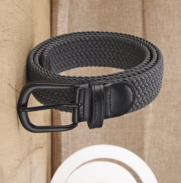 Ei reikää elastinen kudottu vyö Grey L Grey L
