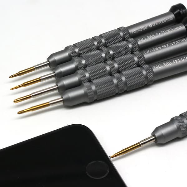 Skruvmejselset i aluminiumlegering, 5 delar A