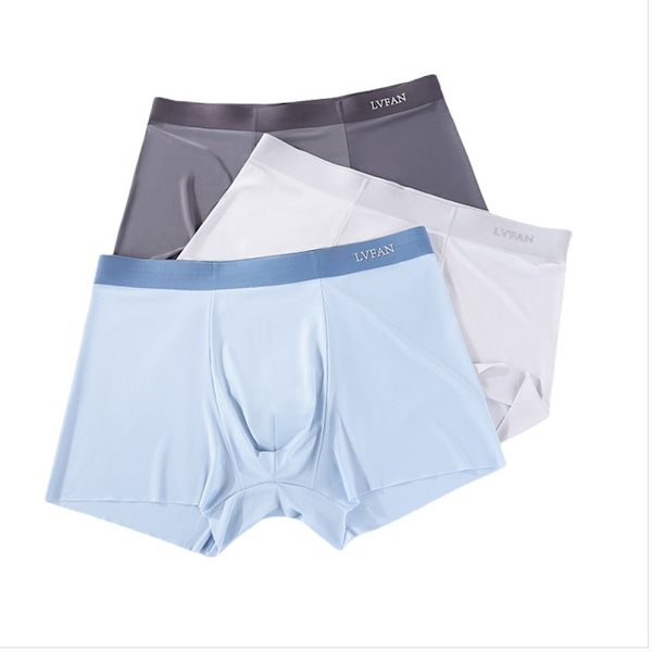 Kesän ohuet miesten silkkialushousut - hengittävät ja pehmeät XXXL