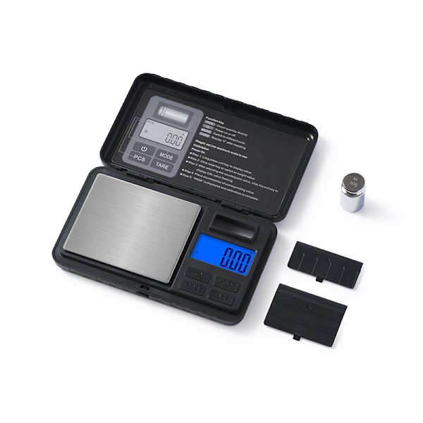 Multifunktionell Smyckesvåg Batteriutgåva 1kg/0.1g