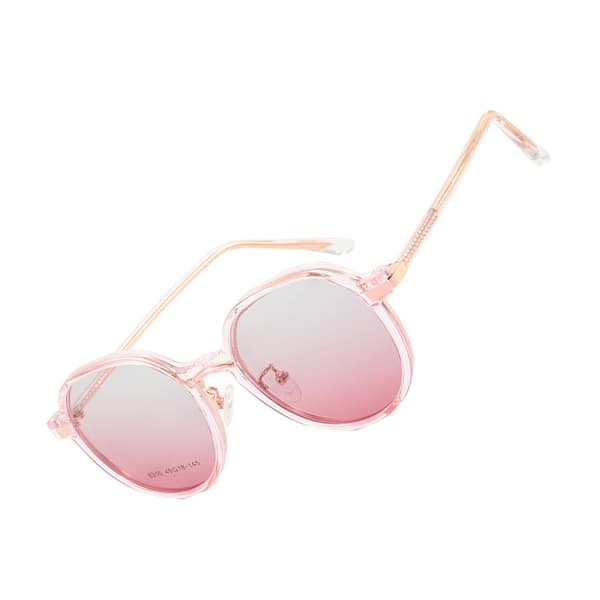 Snygga solglasögonlinser med ram Pink Pink