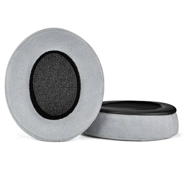 Sæt med 2 Ruskind Memory Foam ørepuder til Logitech G Pro X