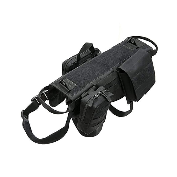 Taktiset koiravaljaat - Molle Vest Musta S