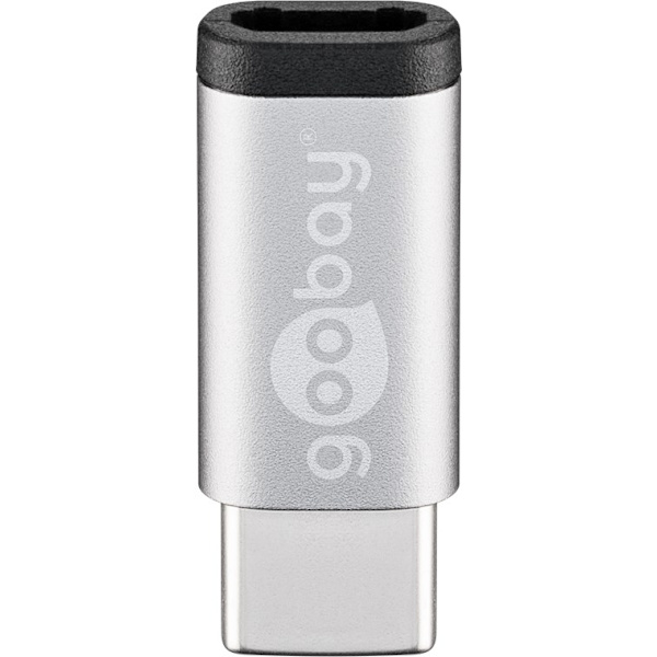 Adapter USB-C™ til USB 2.0 Micro-B, sølv