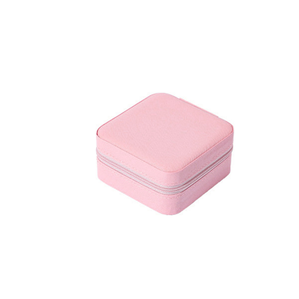 Mini smyckeskrin - Elegant PU-läder Rosa