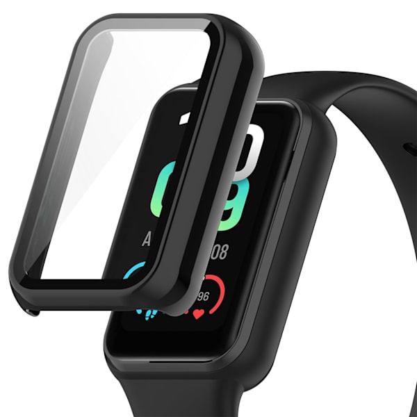 Fuld beskyttelseskasse Huami Amazfit Band 7 Sort