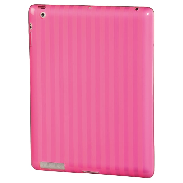HAMA iPad Skal Randig Rosa Passar iPad2,3,4