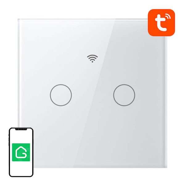 Smart Touch WiFi -valokytkin Gosund SLS2 (valinnainen N, kaksi)