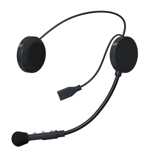 INF MC-hörlurar för motorcykelhjälm Bluetooth 5.2