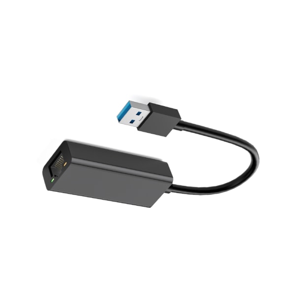 Verkkosovitin USB Gigabit Ethernet Musta