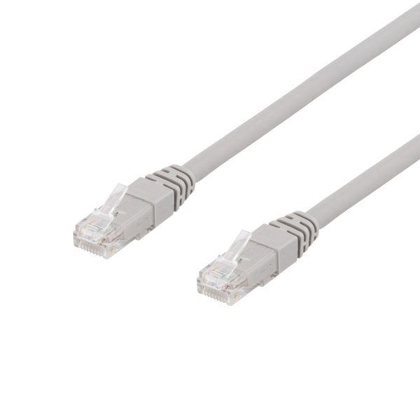 U/UTP Cat6a patch cable 3m 500MHz Deltacertified LSZH grey
