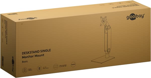 Fristående single skärmfäste