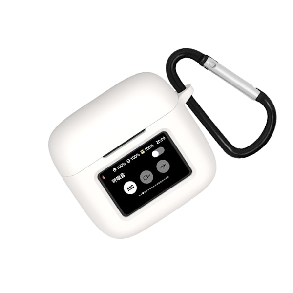 Beskyttende silikoneetui til JBL Tour Pro 3 Hvid