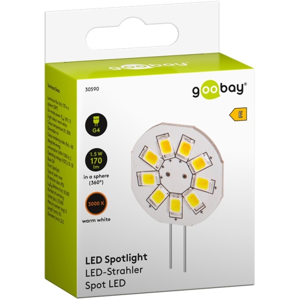 LED-strålkastare, 1,5 W