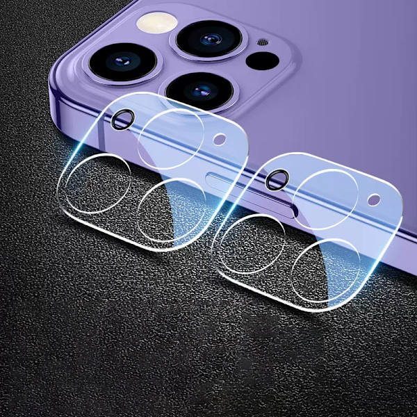Heltäckande Transparent HD Kameralinsskydd, 3-pack iPhone 16 Pro/16 ProMax