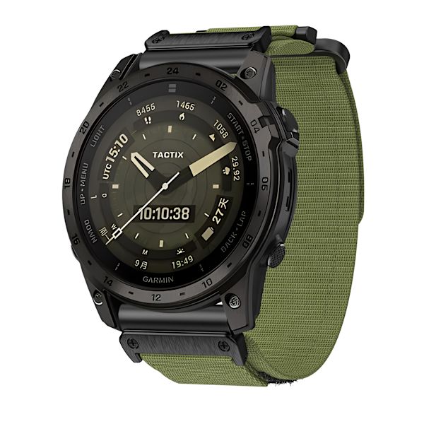 Klockarmband i Nylon för Garmin Watch Träd 22 mm