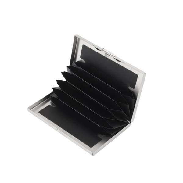 INF RFID korthållare med 6 kortplatser Silver