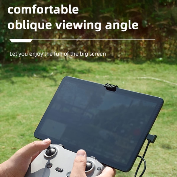 Drone Fjärrkontroll Avtagbar Tablet Clip Stand Mount för DJI/iPa Svart