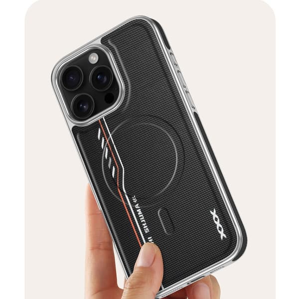 Sort Magnetisk PC-etui Kompatibelt med iPhone 16 Pro - Diamanttekstur, Stødsikker Beskyttelse
