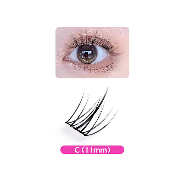 Dramatiske False Eyelashes - PF01-15 (Solsikke)