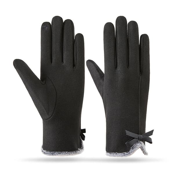 Varme vinterhandsker til kvinder med Touchscreen-kompatibilitet Black Black