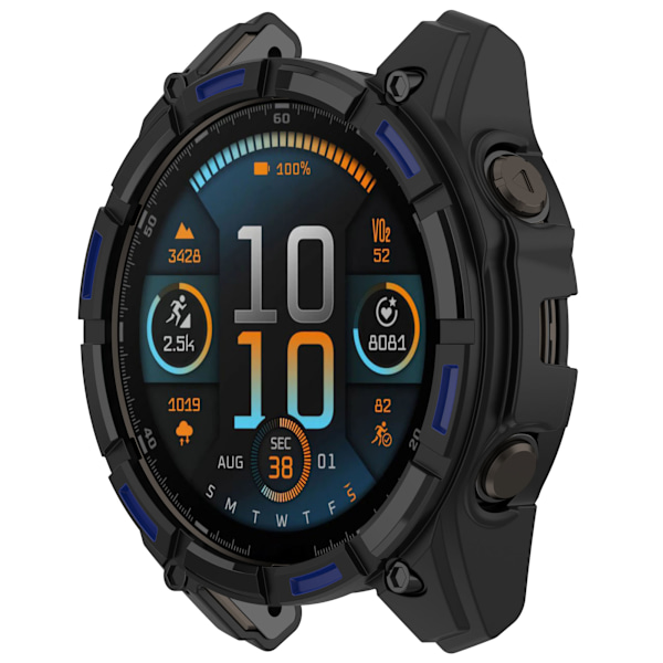 Tactix 8 AMOLED -kotelo: Suojaava TPU-kehys Garminille