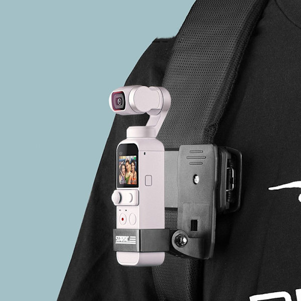 Universalfäste ryggsäcksklämma för DJI Osmo Pocket Svart