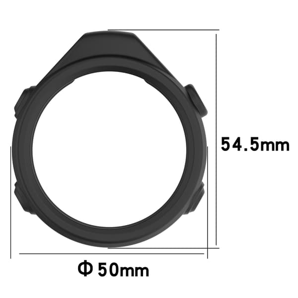 Silikonisuojakotelo Garmin Approach G12:lle Black Black